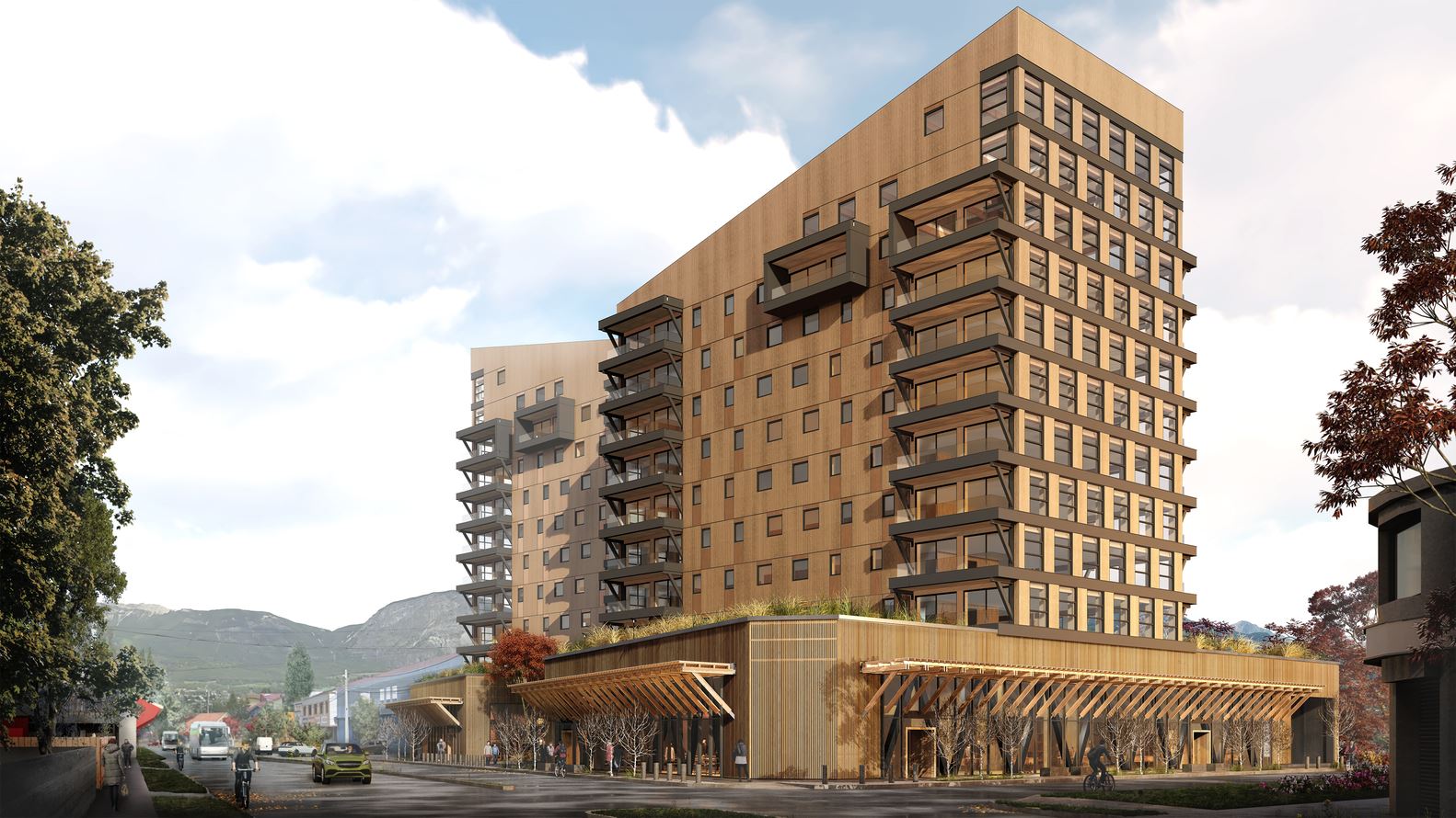 Latin Americas First High Rise Building In Cross Laminated Timber Is Built In Chilean Patagonia 12